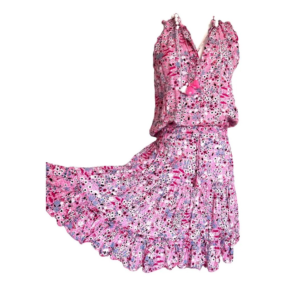 Floral Pink Sleeveless dress